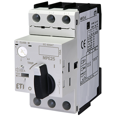 Motor protective circuit breaker and accessories ETICON