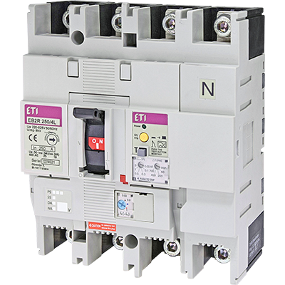 Circuit breakers with residual protection