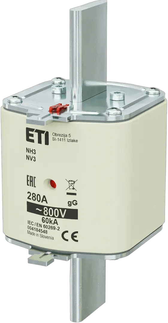 Photovoltaic fuse links NH 800V a.c.