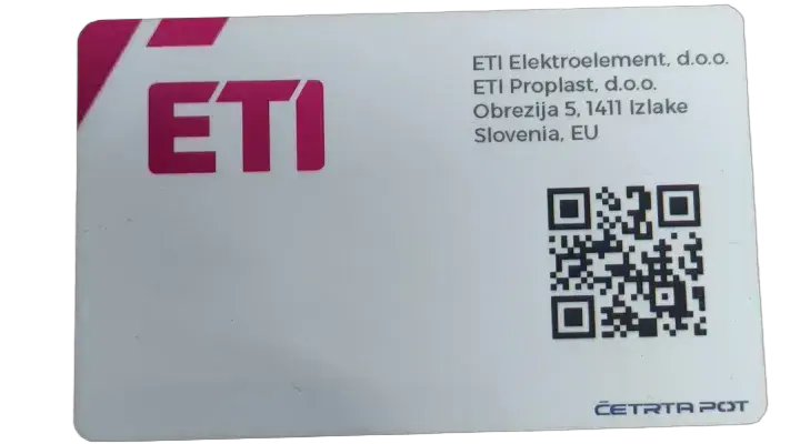 Image of EVC-RFID card