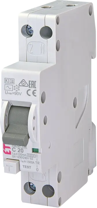 Image of *KZS-1M 1p+N AC C20/0.1 6kA
