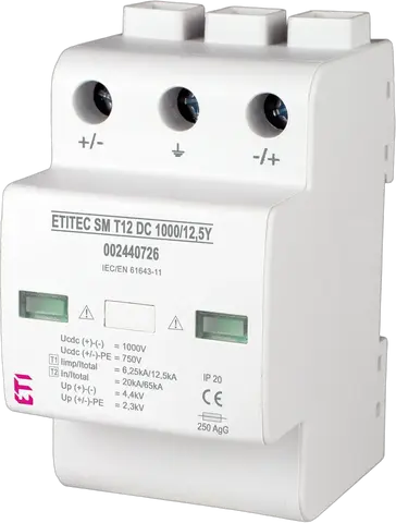 Image of ETITEC SM T12 DC 1000/12,5 Y R