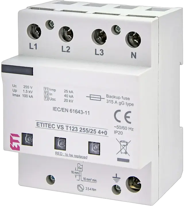 Image of ETITEC VS T123 255/25 4+0
