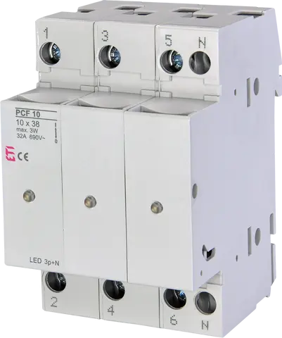 *PCF 10 3p+N LED