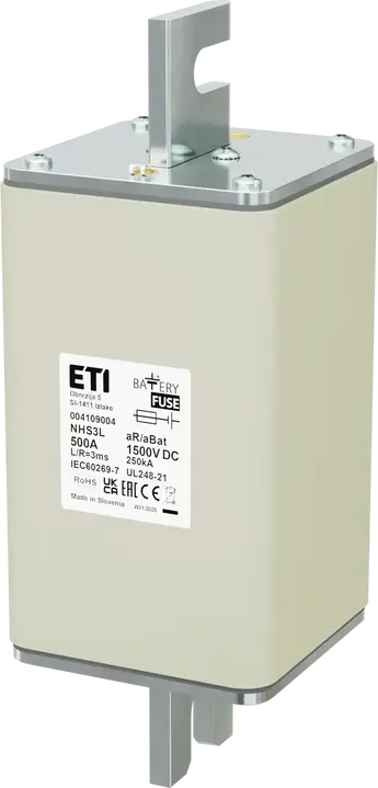 Image of NHS3L aR/aBat 500A/1500V DC AL