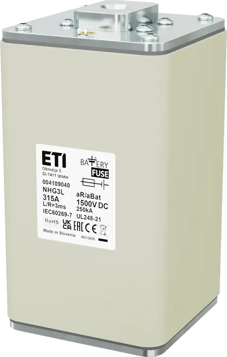 Image of NHG3L aR/aBat 315A/1500V DC AL