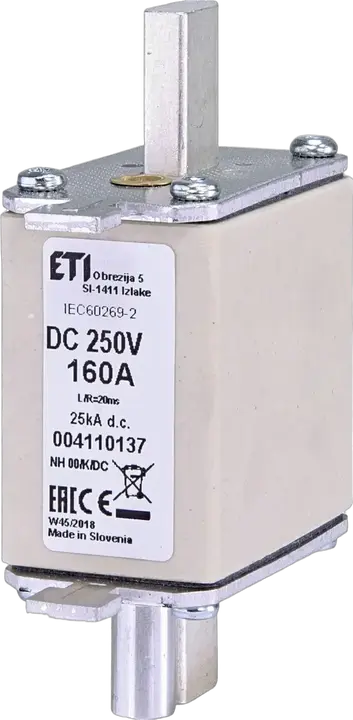Image of NH00/K 160A/250V DC
