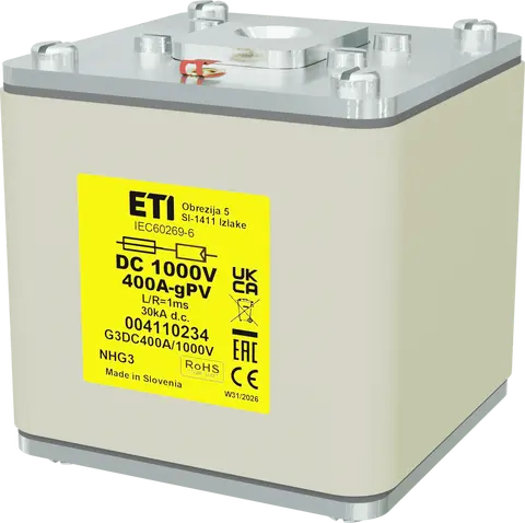 Image of NHG3 gPV 400A/1000V DC