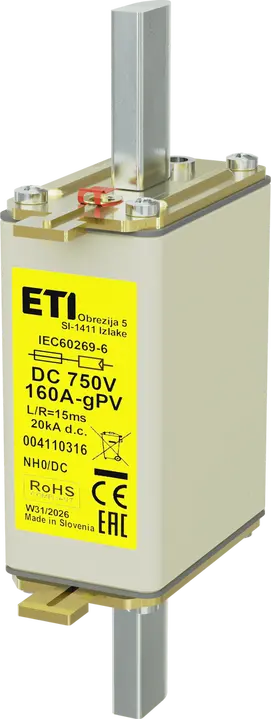 Image of *NH0 gPV 160A/750V DC