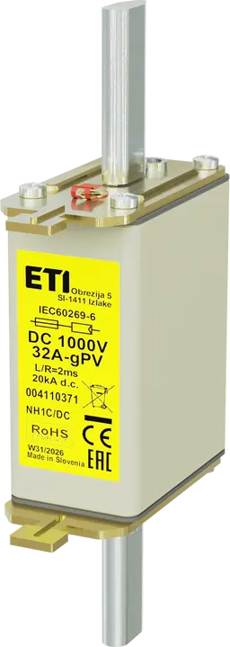 Image of NH1C gPV 32A/1000V DC