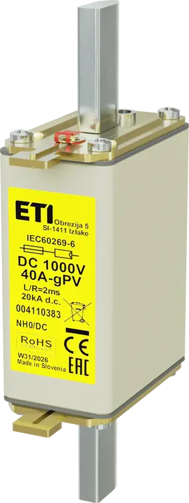 Image of NH0 gPV 40A/1000V DC