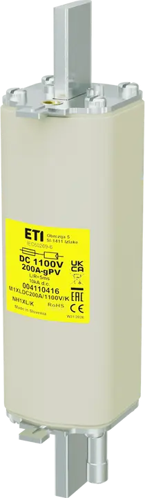 Image of NH1XL/K gPV 200A/1100V DC