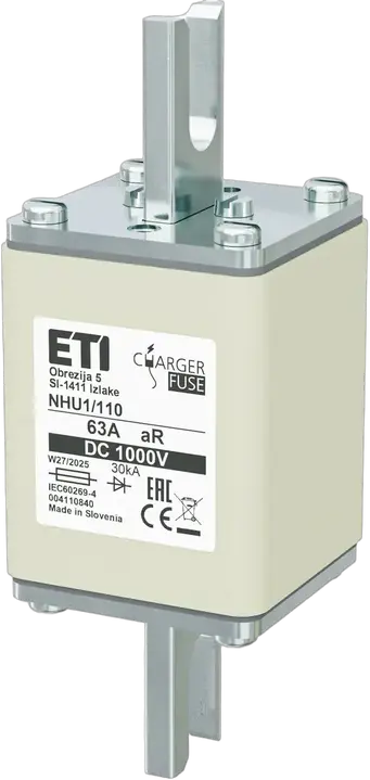 Image of NHU1/110 aR 63A/1000V DC