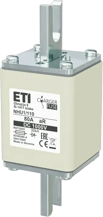 Image of NHU1/110 aR 80A/1000V DC