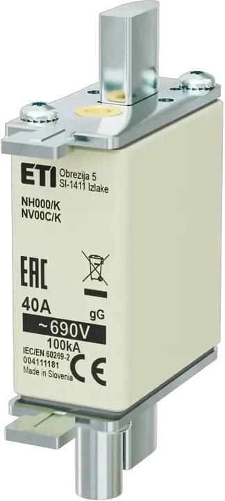 Image of NH000/K gG 40A/690V