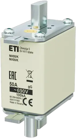 Image of NH00/K gG 50A/690V