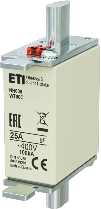 Image of NH000 gF 25A/400V