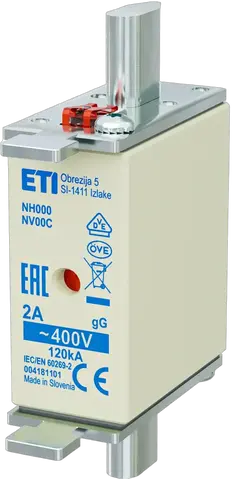 Image of NH000 gG 2A/400V