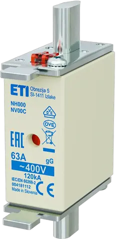 Image of NH000 gG 63A/400V