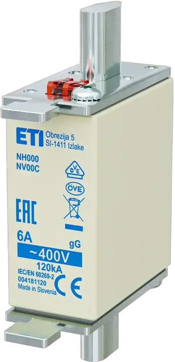 Image of NH000 gG 6A/400V korr.