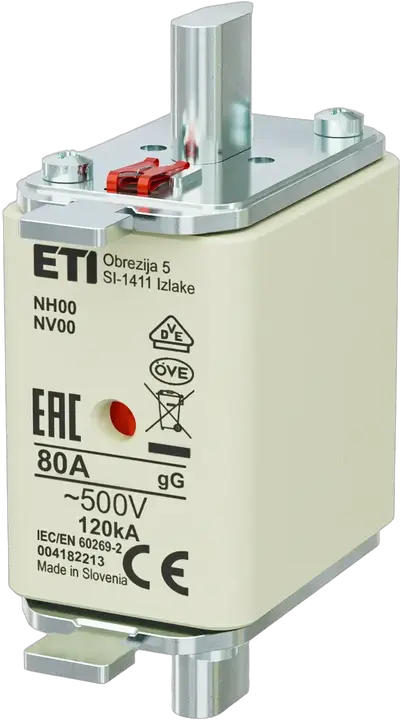 Image of NH00 gG 80A/500V