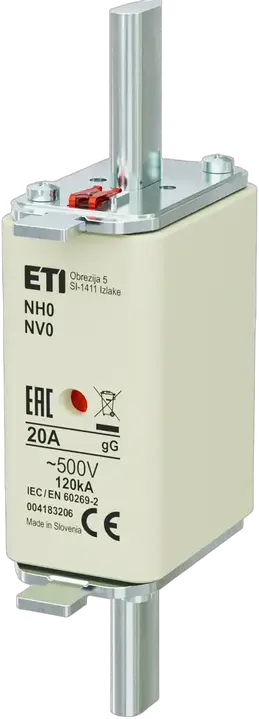 Image of NH0 gG 20A/500V
