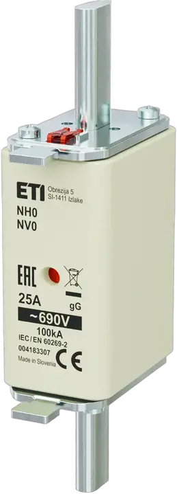Image of NH0 gG 25A/690V