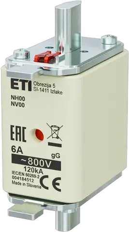 Image of NH00 gG 6A/800V
