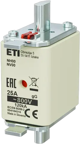 Image of NH00 gG 25A/800V