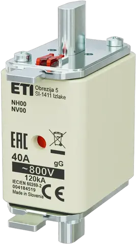 Image of NH00 gG 40A/800V