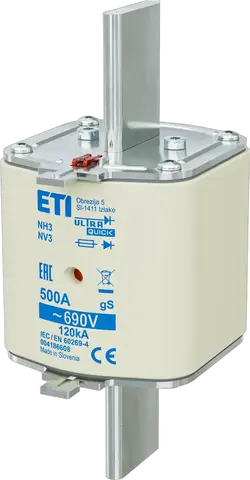 NH3 gS 500A/690V