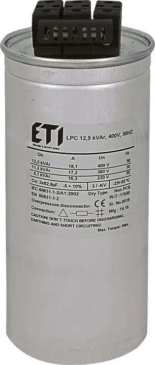 Image of LPC 12.5 kVAr, 400V, 50Hz