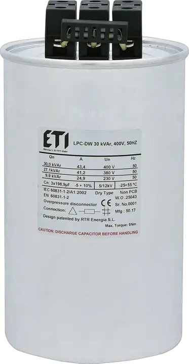 Image of LPC-DW 30 kVAr, 400V, 50HZ