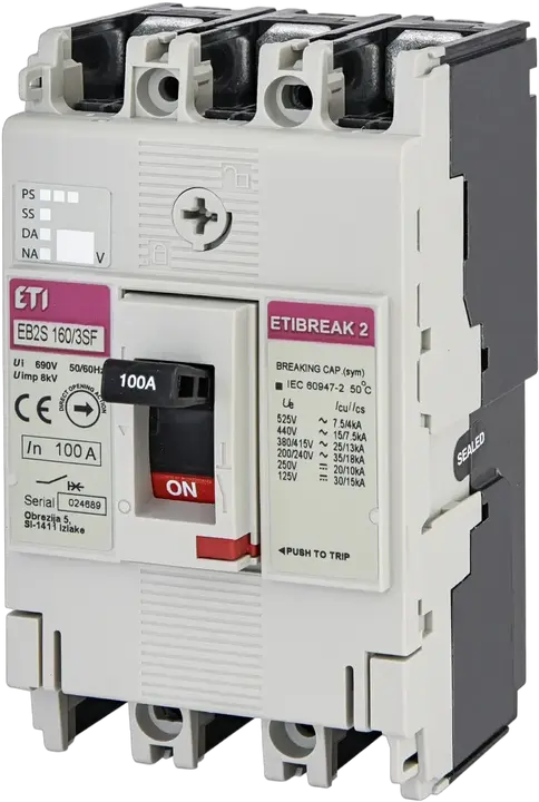 Image of EB2S 160/3SF 100A 3p