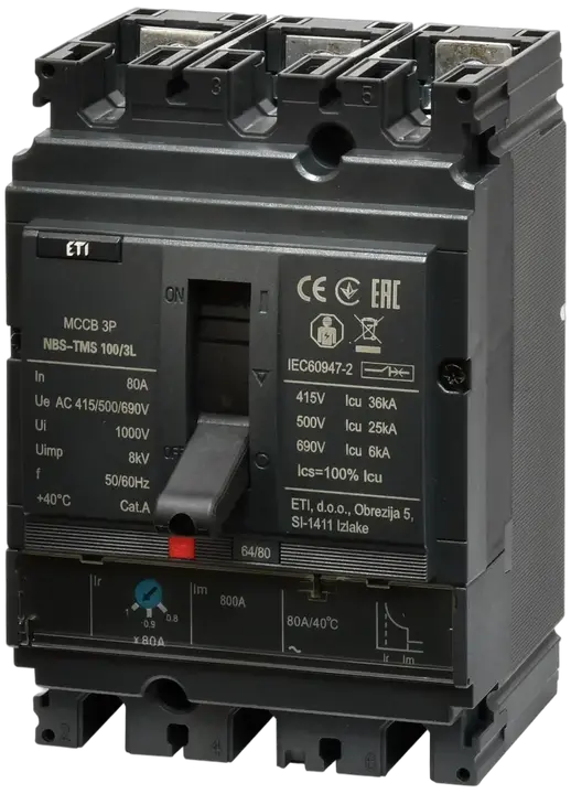 Image of NBS-TMS 100/3L  80A 3P