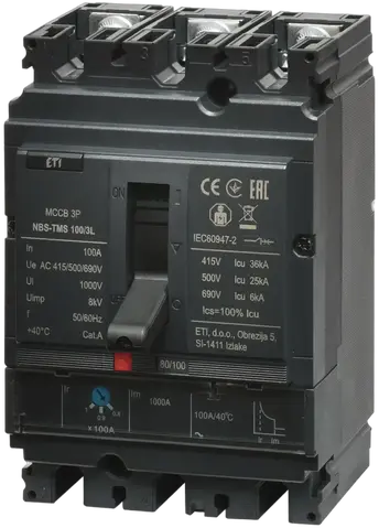 Image of NBS-TMS 100/3L 100A 3P